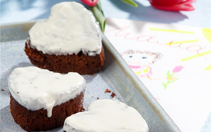 Сладкие кексы для мамы