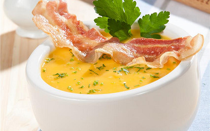 Суп-пюре с беконом