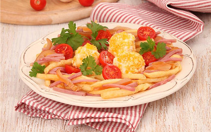 Салат “Гнездо глухаря”