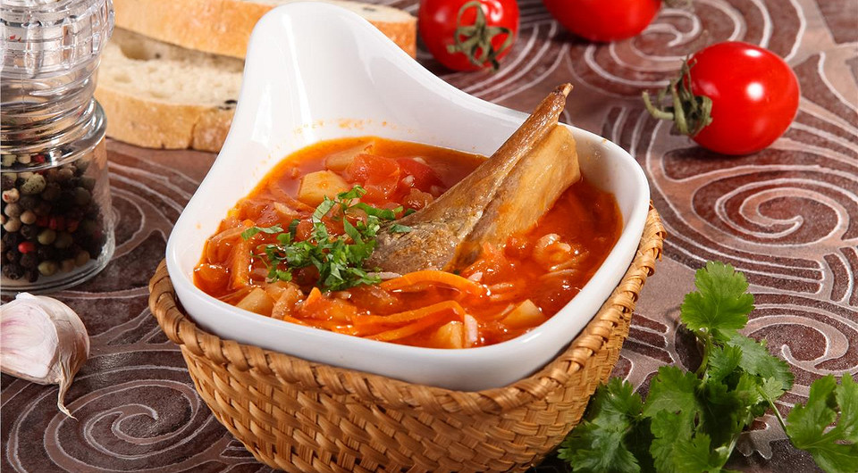 Суп харчо с бараниной и овощами