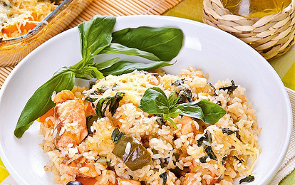 Ризотто с лососем