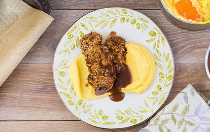 Говядина в ореховой панировке