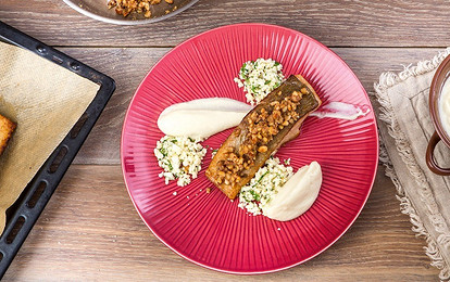 Филе трески под соусом