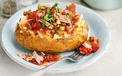 Картофель с тунцом