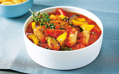 Рагу из индейки с овощами