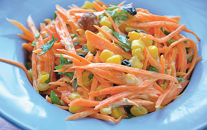 Пикантный морковный салат