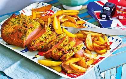 Ростбиф с корочкой из горчицы