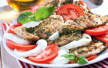 Индейка а-ля капрезе