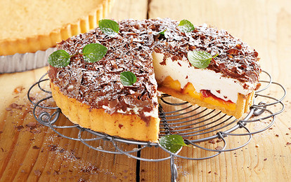 Французский тарт с клюквой