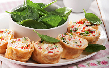 Роллы из омлета