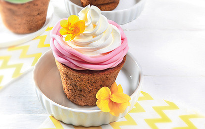 Капкейки с морковью и орехом