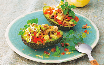 «Лодочки» с грибами