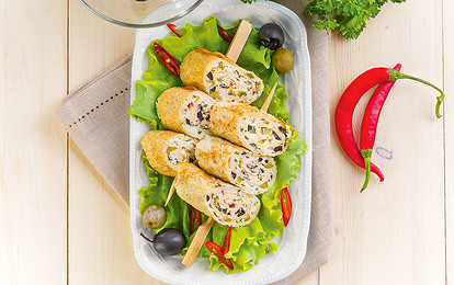 Рулетики на шпажках