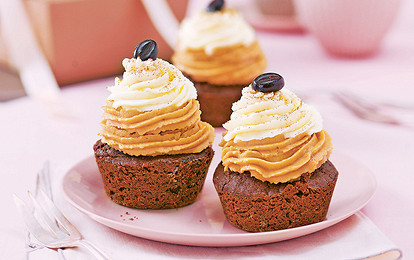 Капкейки с кофе и ванилью