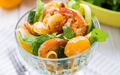 Салат с мандаринами