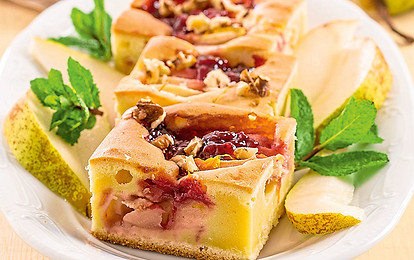 Пирожные с вишневым джемом