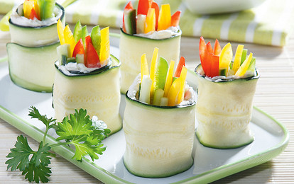 Роллы из цукини