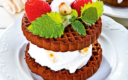 Пломбир в шоколадном печенье