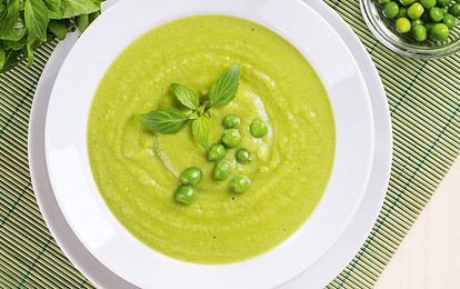Крем-суп с горошком