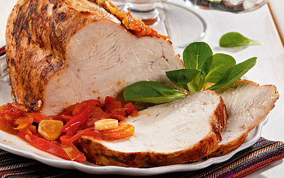 Филе индейки со сладким перцем