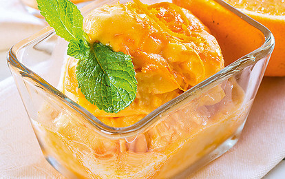 Сорбет с апельсином