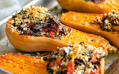 Тыква с грибами