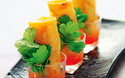 Спринг-роллы с мясным фаршем