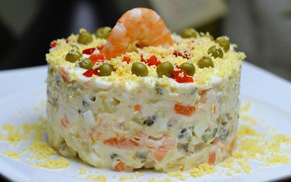 7 необычных рецептов салата оливье