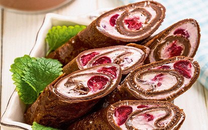 Блинчики с творожным сыром