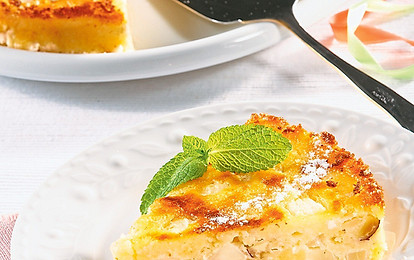 Запеканка с грушами