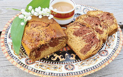 Кекс мраморный