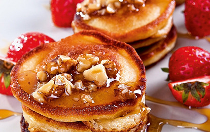 Вкусный завтрак: рецепт панкейков на кефире