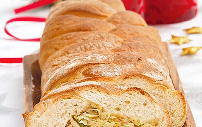 Плетенка с капустой