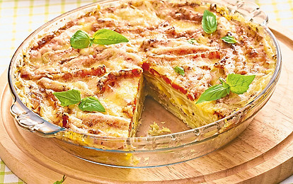 Сытный обед: рецепт запеканки с перцем