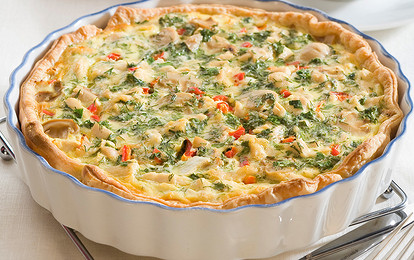 Киш-лорен с курицей