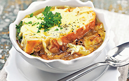 Французский суп с гренками