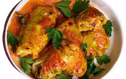 Голубцы с перловой крупой и грибами