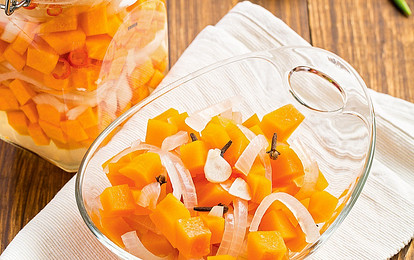 Тыква с чесноком