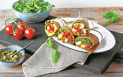 Легкий обед: рецепт веганских роллов