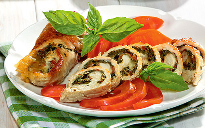 Рулеты из индейки