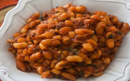 Курица с фасолью