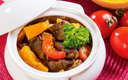Баранина с тыквой