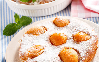 Клафути с абрикосами