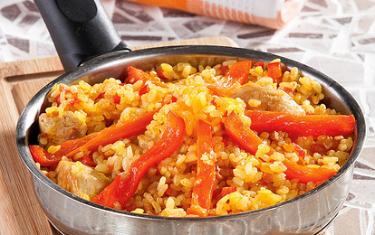 Паэлья с индейкой