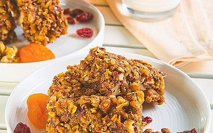 Полезный перекус: рецепт батончиков с сухофруктами