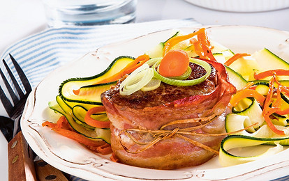 Роскошный ужин: рецепт филе миньон с овощами