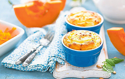 На завтрак: рецепт запеканки из творога с тыквой