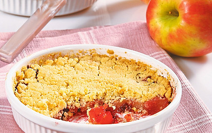 Крамбл с клюквой