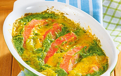 Запеканка с брокколи