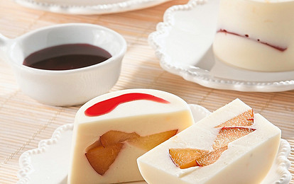 Десерт с нектаринами